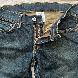 Lucky Brand Dungarees By Gene Montesano Sundown Straight Jeans Size 25 Reg